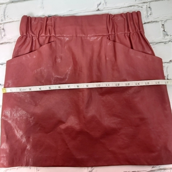 𝅺ZARA Faux Leather Mini Skirt - Picture 12 of 12